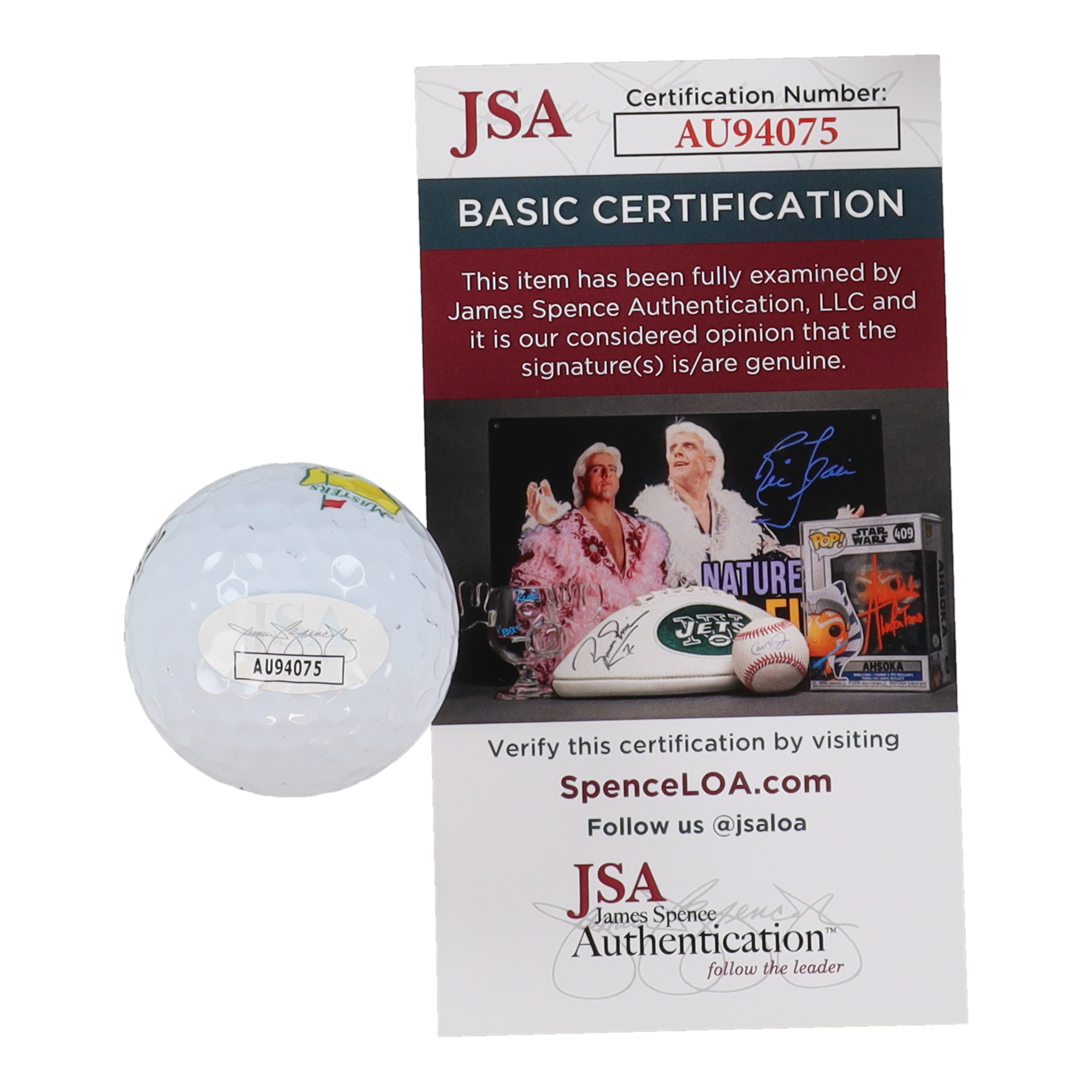 Xander Schauffele Signed Masters Logo Golf Ball (JSA) at PristineAuction.com Xander Schauffele Signed Masters Logo Golf Ball (JSA) at PristineAuction.com