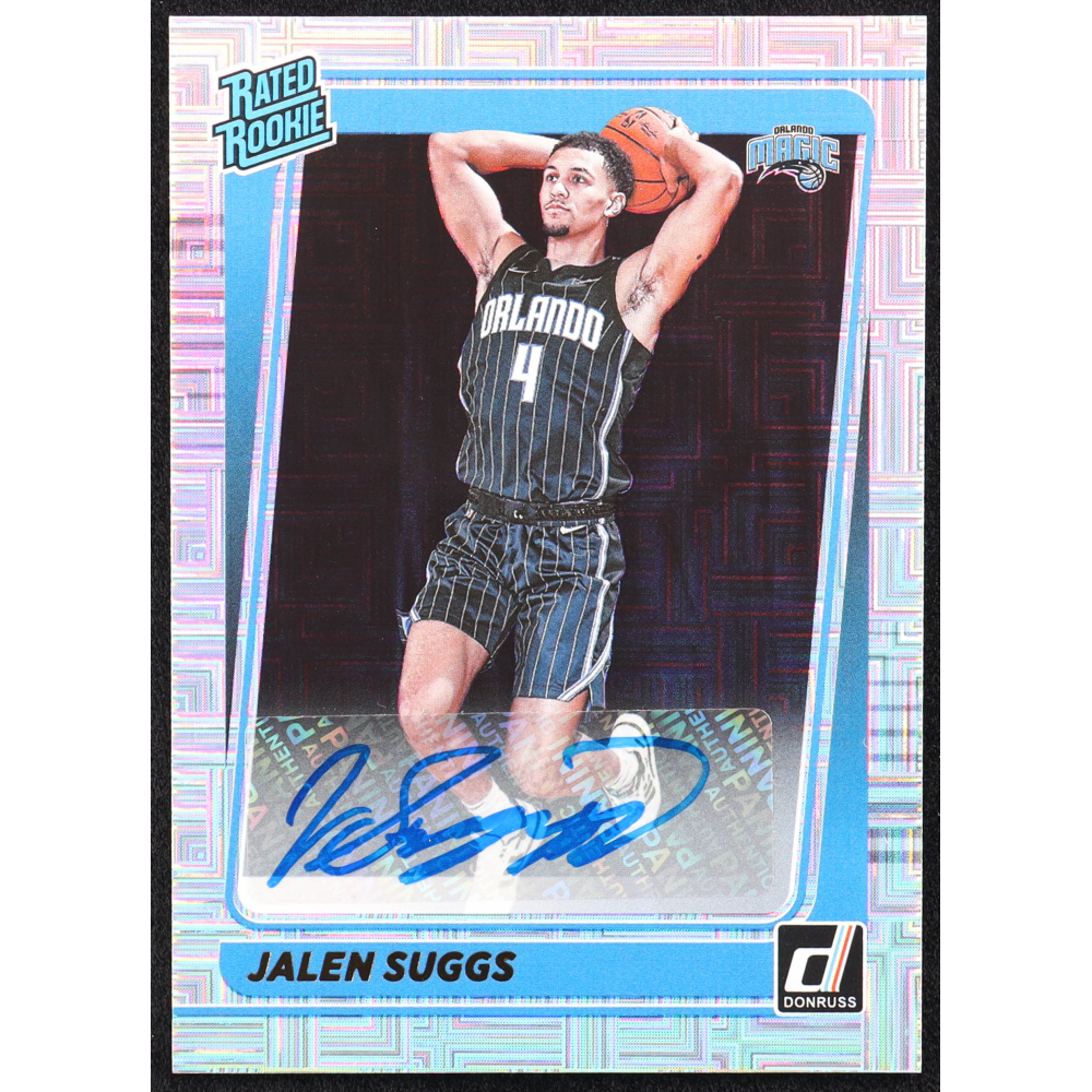 Jalen Suggs 2021-22 Donruss Rated Rookies Signatures Choice #229 