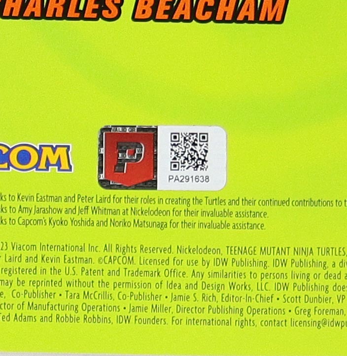 Kevin Eastman Signed "Teenage Mutant Ninja Turtles" vs. Street Fighter #3 Cover RI IDW Comic Book (PA) at PristineAuction.com Kevin Eastman Signed "Teenage Mutant Ninja Turtles" vs. Street Fighter #3 Cover RI IDW Comic Book (PA) at PristineAuction.com