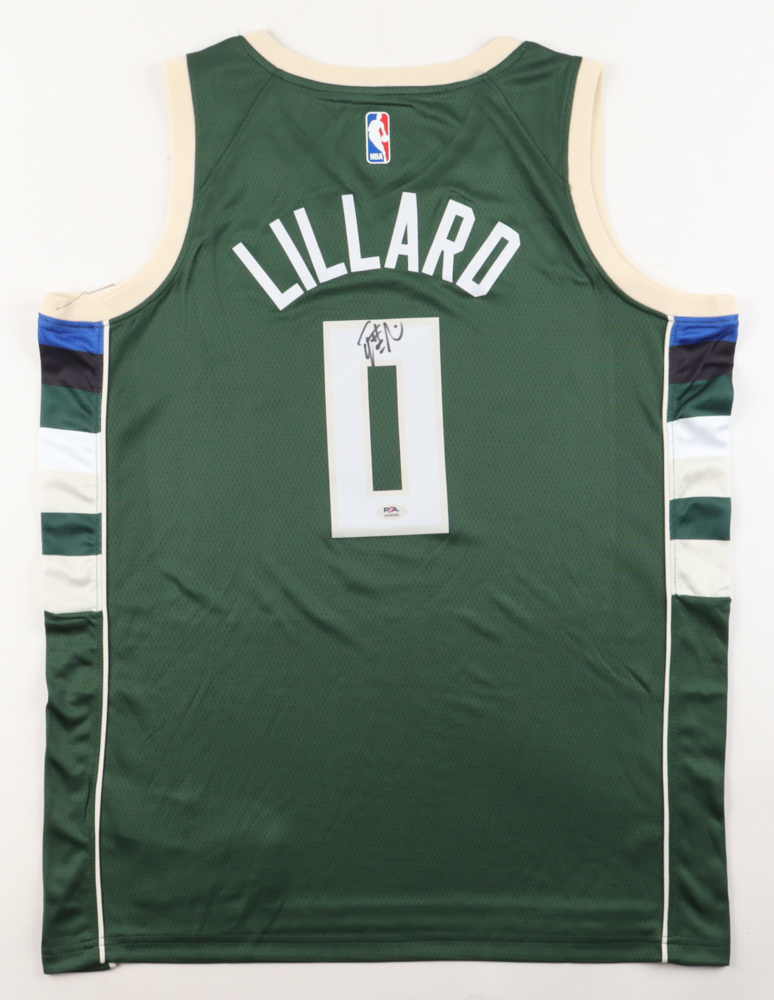 Damian Lillard Signed Jersey (PSA) at PristineAuction.com Damian Lillard Signed Jersey (PSA) at PristineAuction.com
