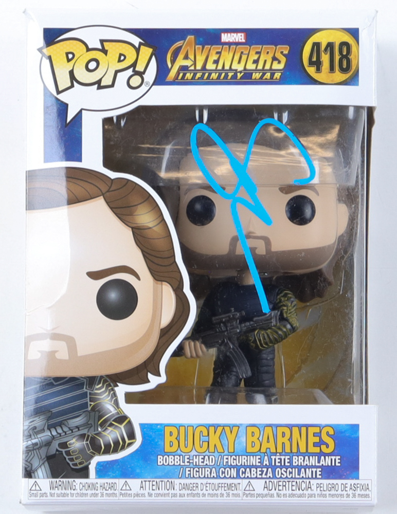 Sebastian Stan Signed Marvel 