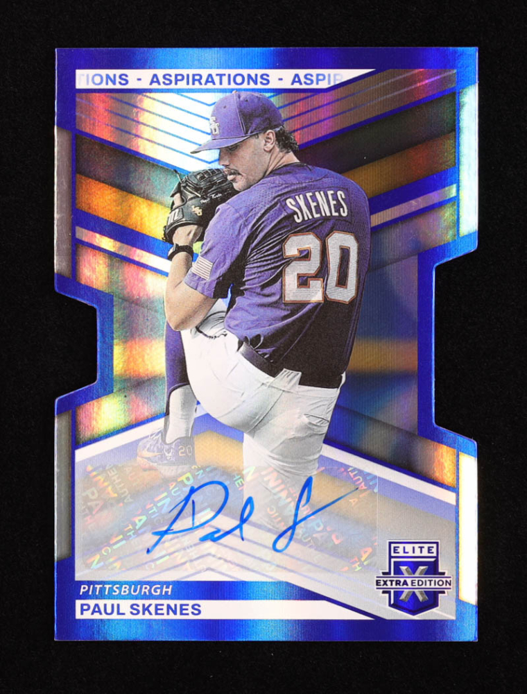 Paul Skenes 2023 Elite Extra Edition Signatures Aspirations Die-Cut #7 RC #78/80