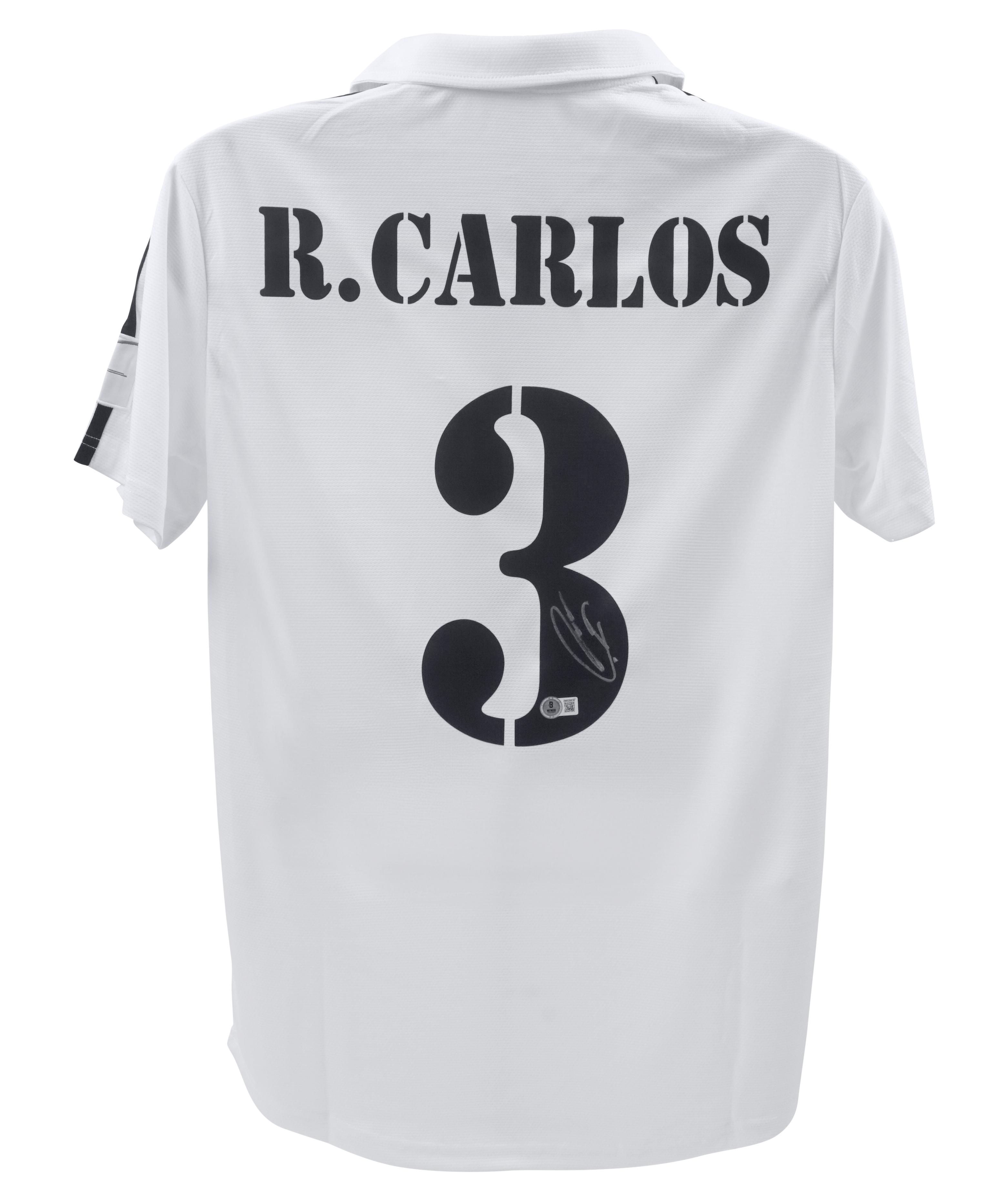 Roberto Carlos Signed Jersey (Beckett) at PristineAuction.com Roberto Carlos Signed Jersey (Beckett) at PristineAuction.com