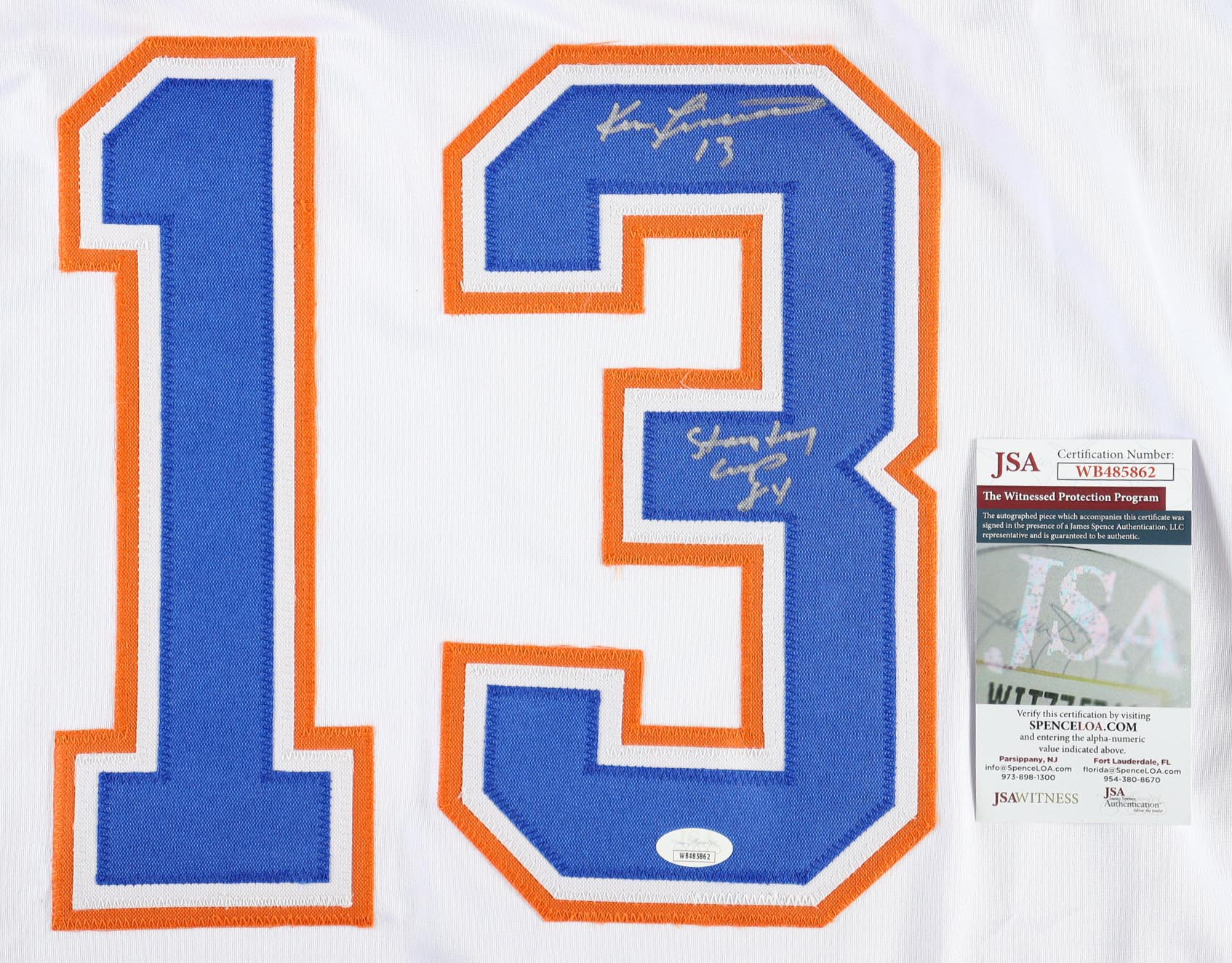 Ken Linseman Signed Jersey Inscribed "Stanley Cup '84" (JSA) at PristineAuction.com Ken Linseman Signed Jersey Inscribed "Stanley Cup '84" (JSA) at PristineAuction.com