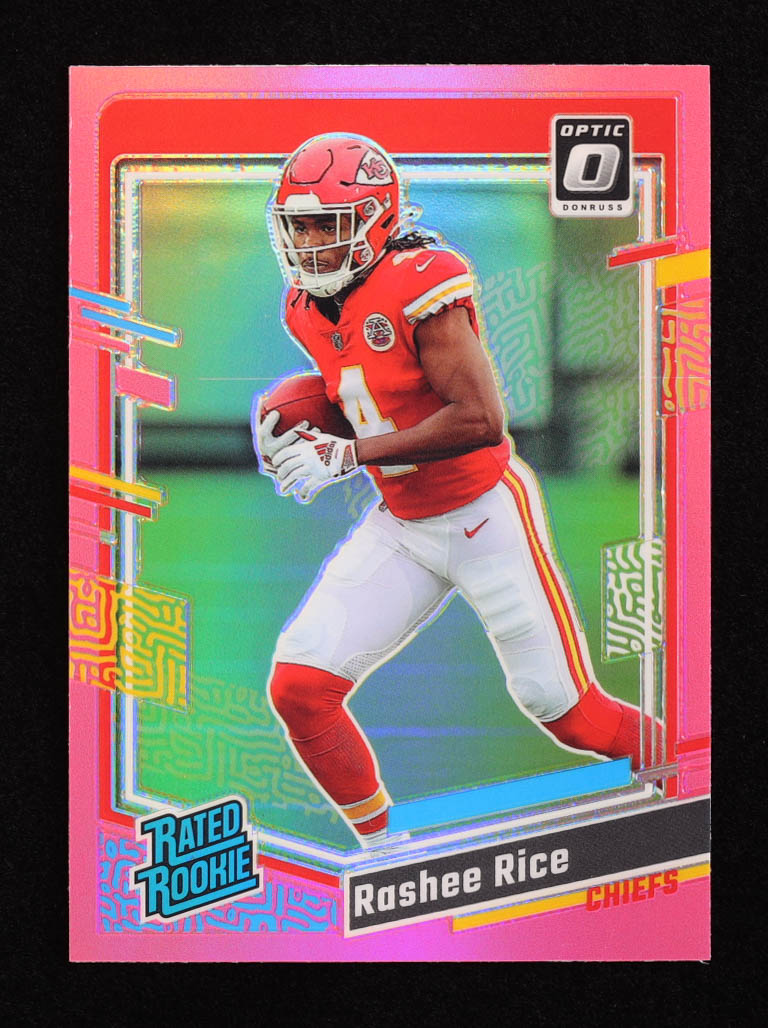 Rashee Rice 2023 Donruss Optic Pink #257 RR RC at PristineAuction.com Rashee Rice 2023 Donruss Optic Pink #257 RR RC at PristineAuction.com