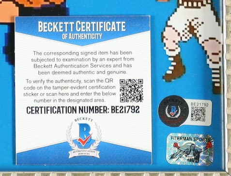 Mike Tyson Signed Nintendo "Punch-Out!!!" Custom Framed Print (Beckett & Tyson) at PristineAuction.com Mike Tyson Signed Nintendo "Punch-Out!!!" Custom Framed Print (Beckett & Tyson) at PristineAuction.com