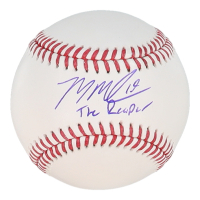 Mason Miller Signed OML Baseball Inscribed "The Reaper" (Beckett) at PristineAuction.com