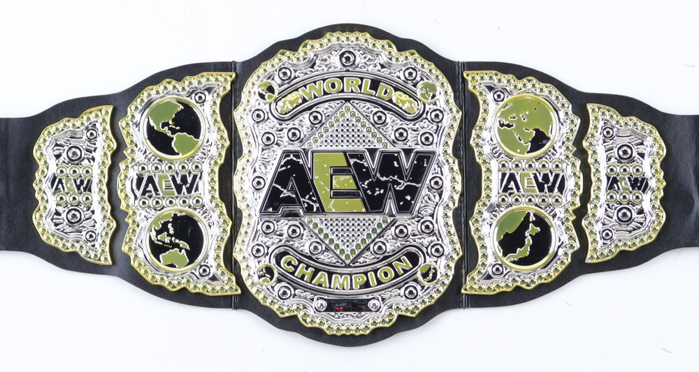 Jack Perry Signed AEW World Heavyweight Championship Belt (PSA) at PristineAuction.com Jack Perry Signed AEW World Heavyweight Championship Belt (PSA) at PristineAuction.com