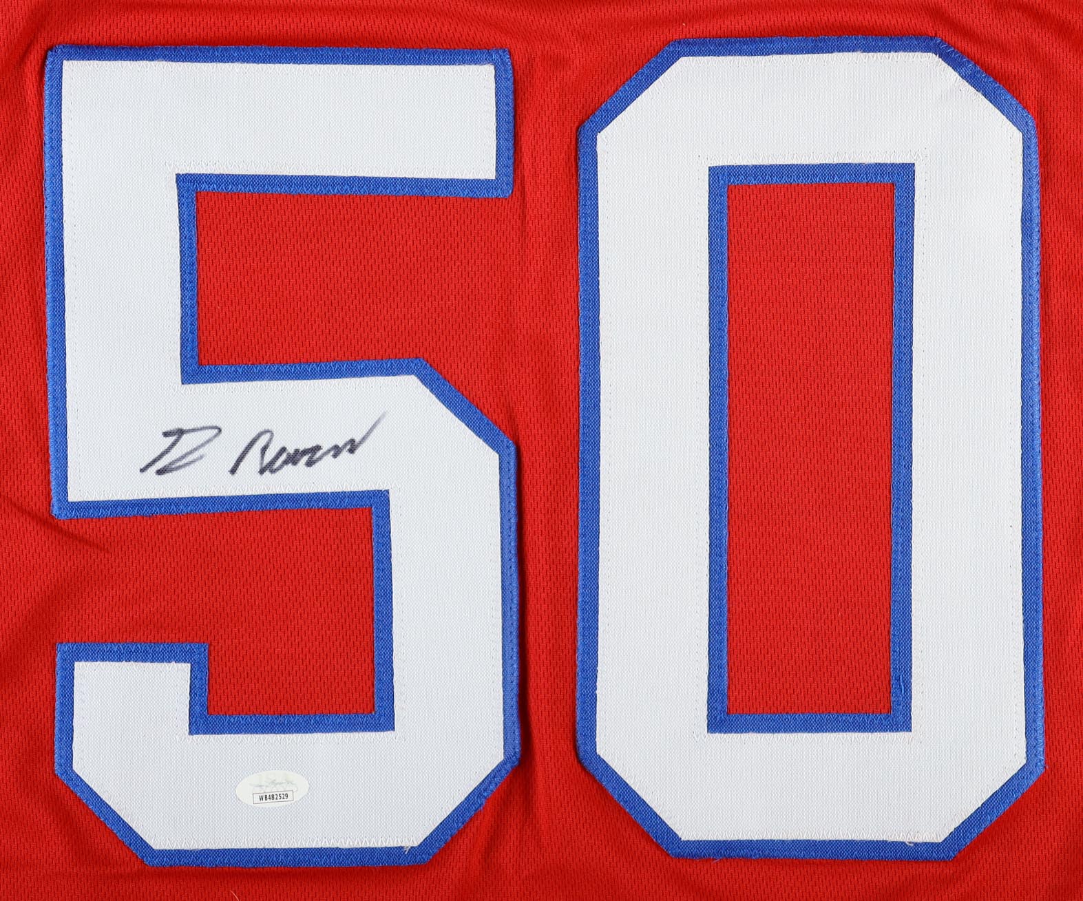 Gregory Rousseau Signed Jersey (JSA) at PristineAuction.com Gregory Rousseau Signed Jersey (JSA) at PristineAuction.com