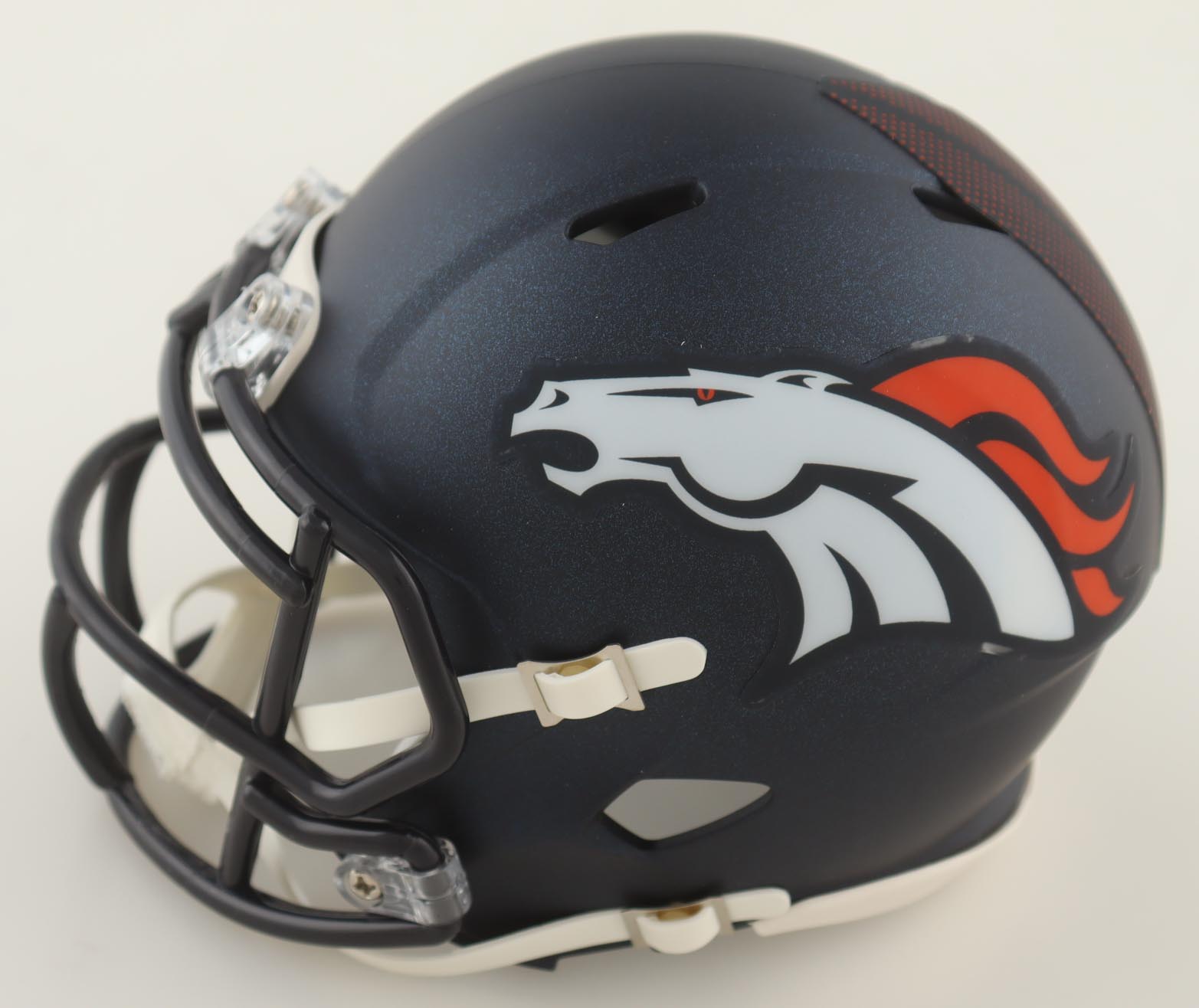 Steve Atwater Signed Broncos Speed Mini Helmet (JSA) at PristineAuction.com Steve Atwater Signed Broncos Speed Mini Helmet (JSA) at PristineAuction.com