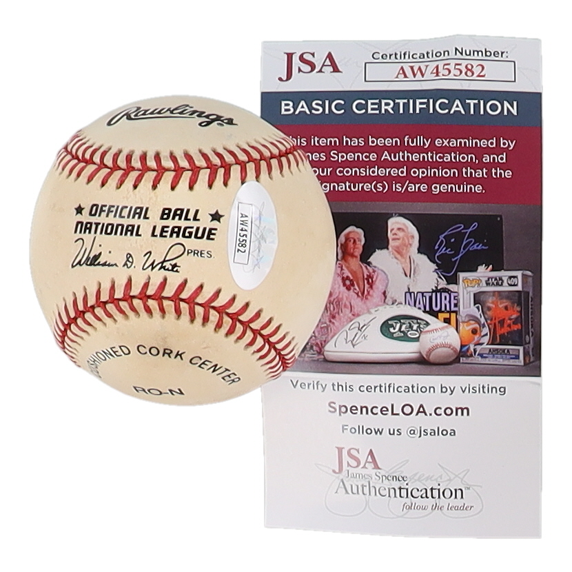 Steve Carlton Signed ONL Baseball Inscribed "329 Wins" (JSA) at PristineAuction.com Steve Carlton Signed ONL Baseball Inscribed "329 Wins" (JSA) at PristineAuction.com