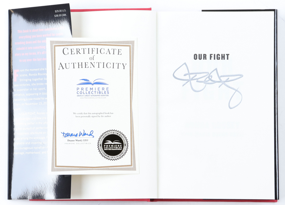 Ronda Rousey Signed 
