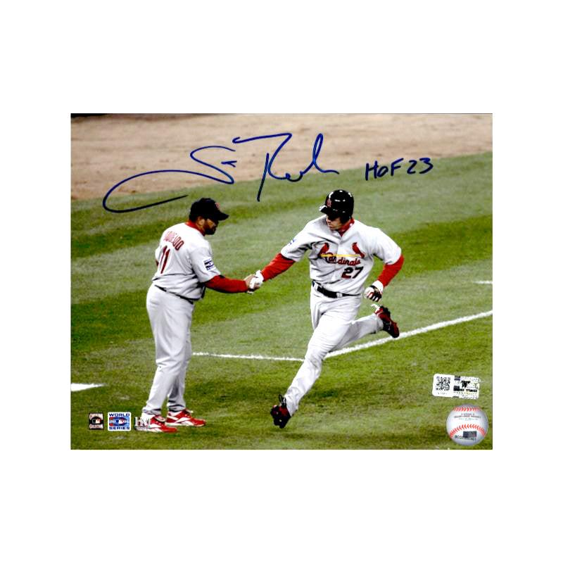 Scott Rolen Signed Cardinals 8x10 Photo Inscribed "HOF 23" (SteinerCX) at PristineAuction.com Scott Rolen Signed Cardinals 8x10 Photo Inscribed "HOF 23" (SteinerCX) at PristineAuction.com