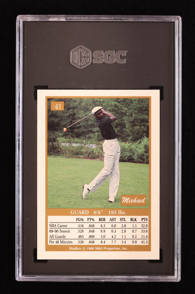 Michael Jordan 1990-91 SkyBox #41 (SGC 8) at PristineAuction.com Michael Jordan 1990-91 SkyBox #41 (SGC 8) at PristineAuction.com