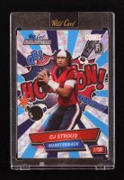 CJ Stroud 2023 Wild Card Alumination Comix Wave Silver #ACCS #07/50 RC at PristineAuction.com