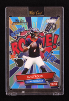 CJ Stroud 2023 Wild Card Alumination Comix Rainbow Silver #ACCS #28/50 RC at PristineAuction.com