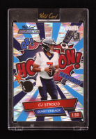 CJ Stroud 2023 Wild Card Alumination Comix Shimmer Silver #ACCS #01/50 RC at PristineAuction.com