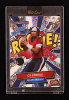 CJ Stroud 2023 Wild Card Alumination Comix Disco Silver #ACCS #13/25 RC at PristineAuction.com