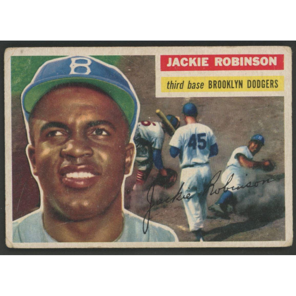 Jackie Robinson 1956 Topps #30 DP | Pristine Auction