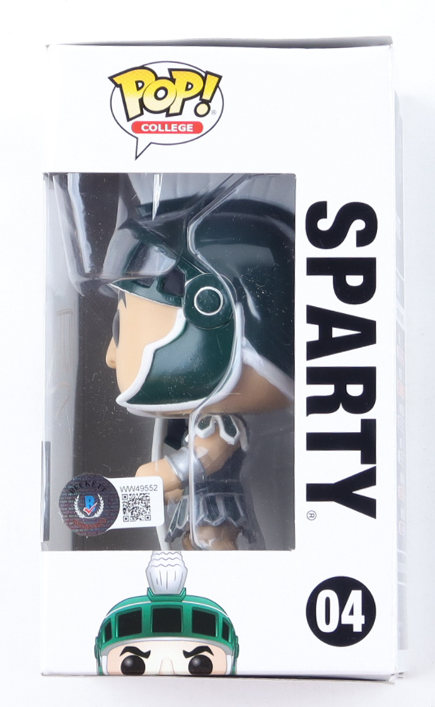 Mel Tucker Signed Michigan State Spartans #04 Sparty Funko Pop! Vinyl Figure (Beckett) at PristineAuction.com Mel Tucker Signed Michigan State Spartans #04 Sparty Funko Pop! Vinyl Figure (Beckett) at PristineAuction.com