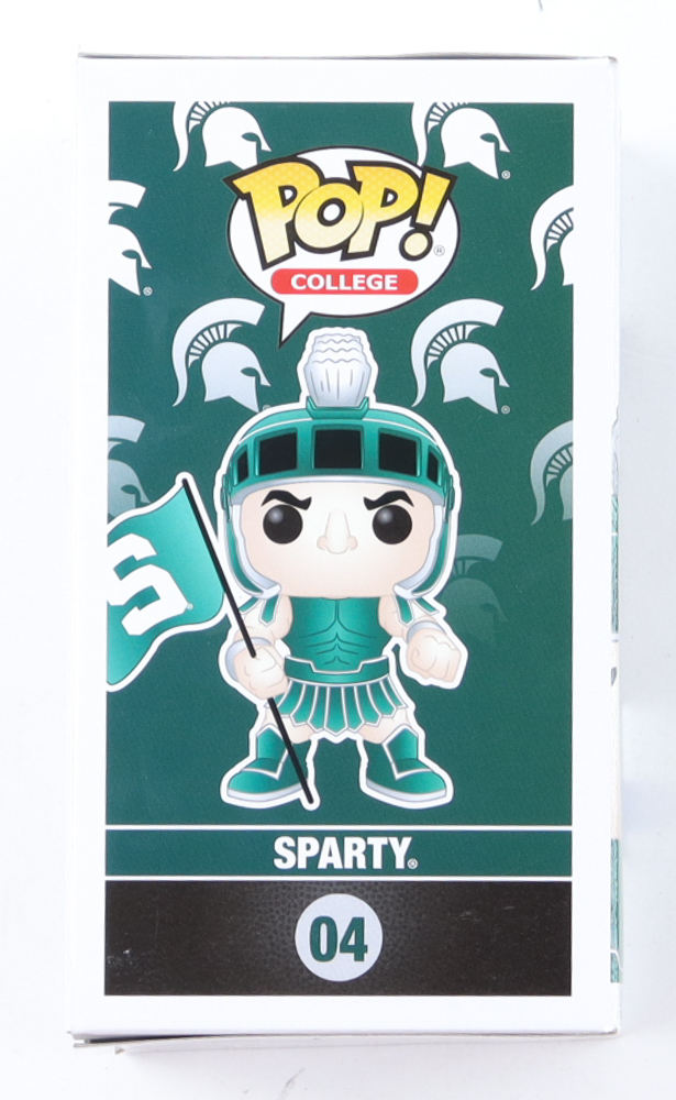 Mel Tucker Signed Michigan State Spartans #04 Sparty Funko Pop! Vinyl Figure (Beckett) at PristineAuction.com Mel Tucker Signed Michigan State Spartans #04 Sparty Funko Pop! Vinyl Figure (Beckett) at PristineAuction.com