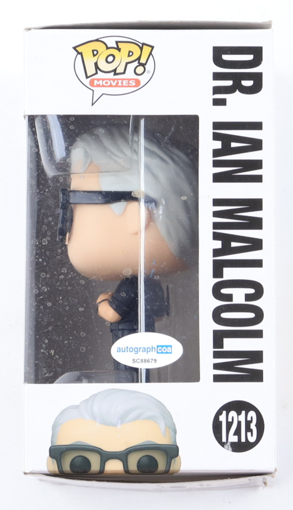 Jeff Goldblum Signed "Jurassic World: Dominion" #1213 Dr. Ian Malcom Funko Pop! Vinyl Figure (AutographCOA) at PristineAuction.com Jeff Goldblum Signed "Jurassic World: Dominion" #1213 Dr. Ian Malcom Funko Pop! Vinyl Figure (AutographCOA) at PristineAuction.com