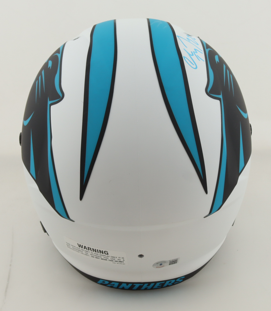Christian McCaffrey Signed Panthers Full-Size Lunar Eclipse Alternate Speed Helmet (Beckett) at PristineAuction.com Christian McCaffrey Signed Panthers Full-Size Lunar Eclipse Alternate Speed Helmet (Beckett) at PristineAuction.com