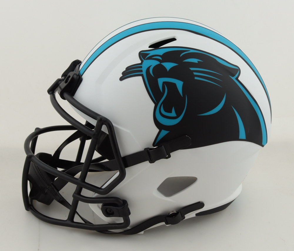 Christian McCaffrey Signed Panthers Full-Size Lunar Eclipse Alternate Speed Helmet (Beckett) at PristineAuction.com Christian McCaffrey Signed Panthers Full-Size Lunar Eclipse Alternate Speed Helmet (Beckett) at PristineAuction.com