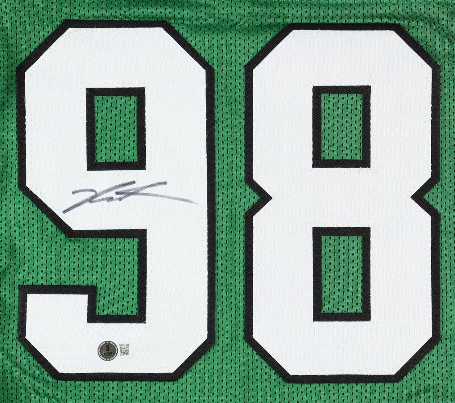 Jalen Carter Signed Jersey (Beckett) at PristineAuction.com Jalen Carter Signed Jersey (Beckett) at PristineAuction.com