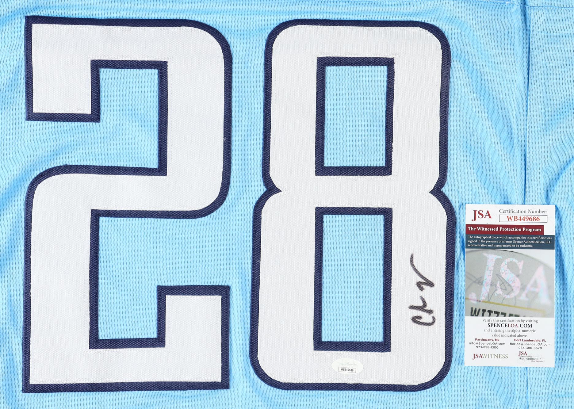 Chris Johnson Signed Jersey (JSA) at PristineAuction.com Chris Johnson Signed Jersey (JSA) at PristineAuction.com