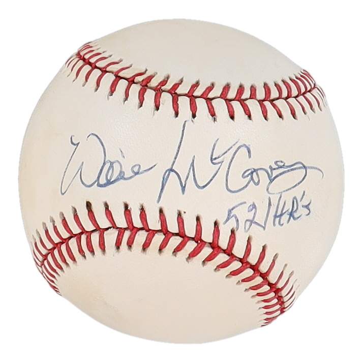 Willie McCovey Signed ONL Baseball Inscribed "521 HR's" (PSA) at PristineAuction.com Willie McCovey Signed ONL Baseball Inscribed "521 HR's" (PSA) at PristineAuction.com
