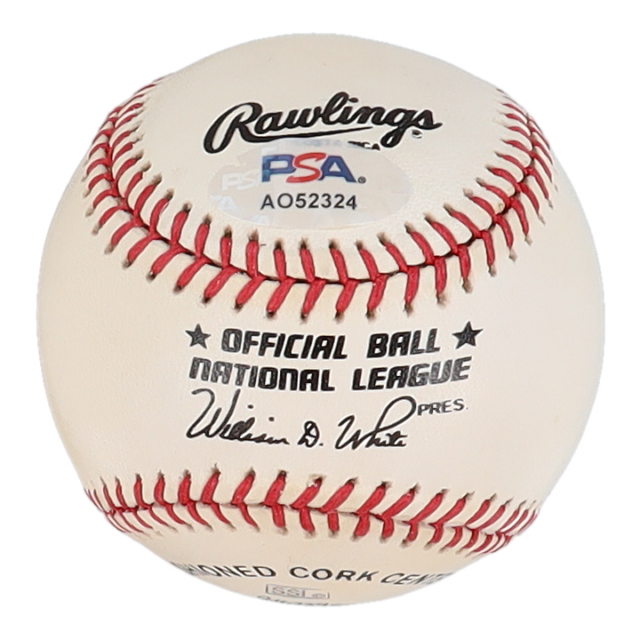 Willie McCovey Signed ONL Baseball Inscribed "521 HR's" (PSA) at PristineAuction.com Willie McCovey Signed ONL Baseball Inscribed "521 HR's" (PSA) at PristineAuction.com