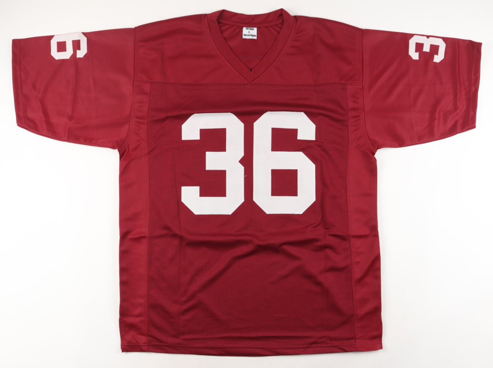Steve Owens Signed LE Jersey Inscribed "69 H" & "1969-2019 50 Yr Anniv" (TriStar) at PristineAuction.com Steve Owens Signed LE Jersey Inscribed "69 H" & "1969-2019 50 Yr Anniv" (TriStar) at PristineAuction.com