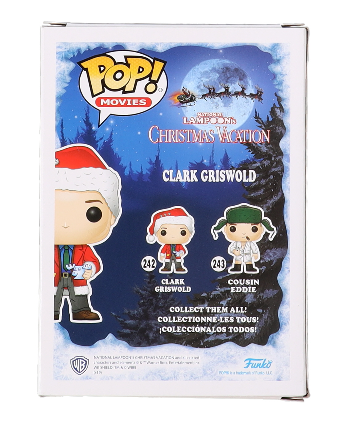 Chevy Chase Signed "National Lampoon's Christmas Vacation" #242 Clark Griswold Funko Pop! Vinyl Figure (Beckett) at PristineAuction.com Chevy Chase Signed "National Lampoon's Christmas Vacation" #242 Clark Griswold Funko Pop! Vinyl Figure (Beckett) at PristineAuction.com