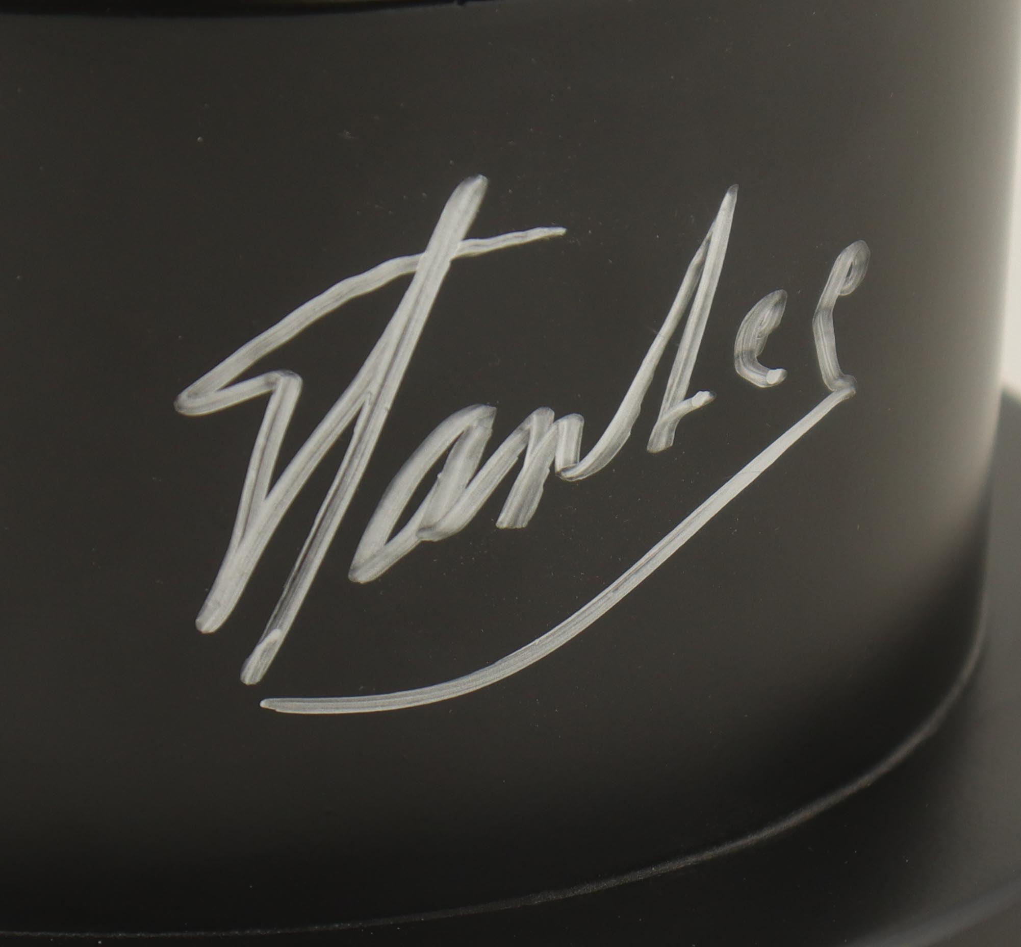 Stan Lee Signed "The Invincible Iron-Man" Helmet Display Stand with LE Full-Size Helmet #237/500 (Beckett) at PristineAuction.com Stan Lee Signed "The Invincible Iron-Man" Helmet Display Stand with LE Full-Size Helmet #237/500 (Beckett) at PristineAuction.com