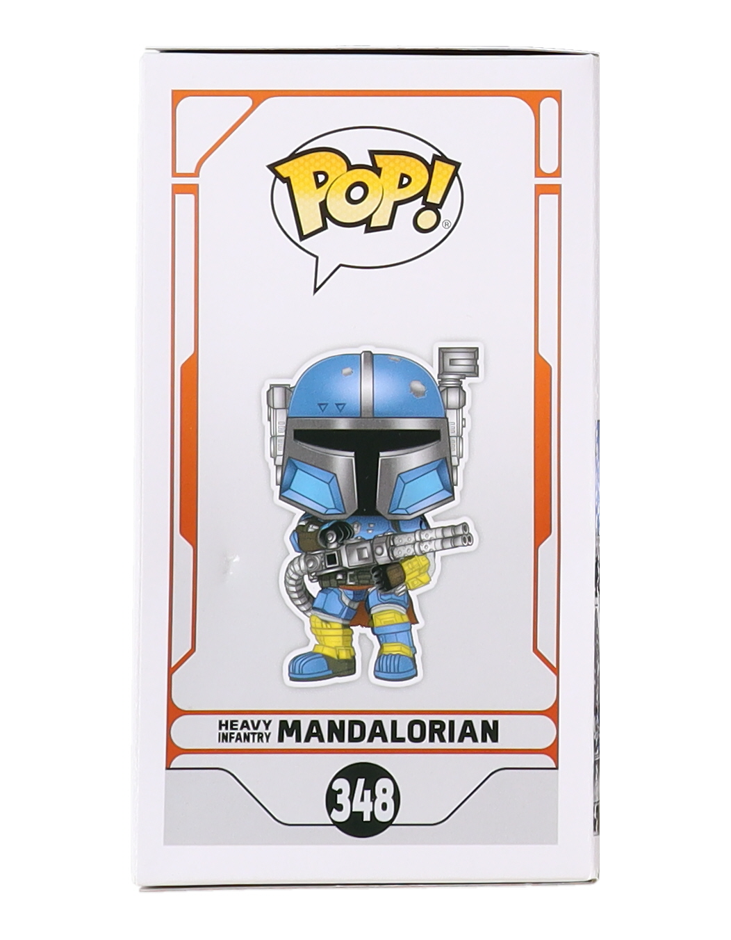 Tait Fletcher Signed "Star Wars: The Mandalorian" #348 Heavy Infantry Mandalorian Funko Pop! Vinyl Figure Inscribed "Hold The Line.. This Is The Way!!" & "Heavy" (JSA) at PristineAuction.com Tait Fletcher Signed "Star Wars: The Mandalorian" #348 Heavy Infantry Mandalorian Funko Pop! Vinyl Figure Inscribed "Hold The Line.. This Is The Way!!" & "Heavy" (JSA) at PristineAuction.com