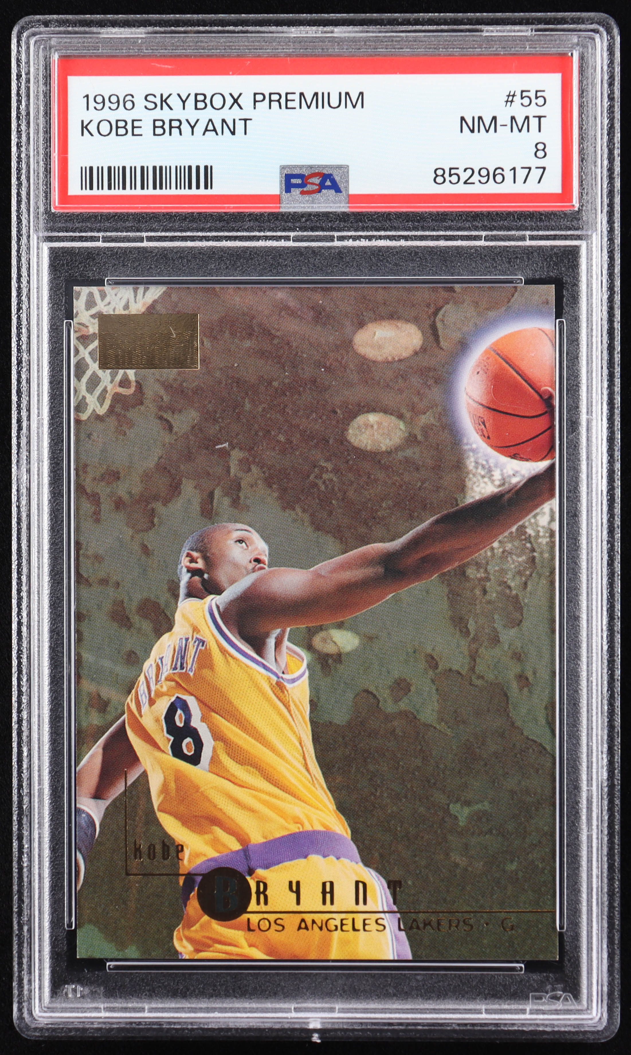 Kobe Bryant 1996-97 SkyBox Premium #55 RC (PSA 8) at PristineAuction.com Kobe Bryant 1996-97 SkyBox Premium #55 RC (PSA 8) at PristineAuction.com