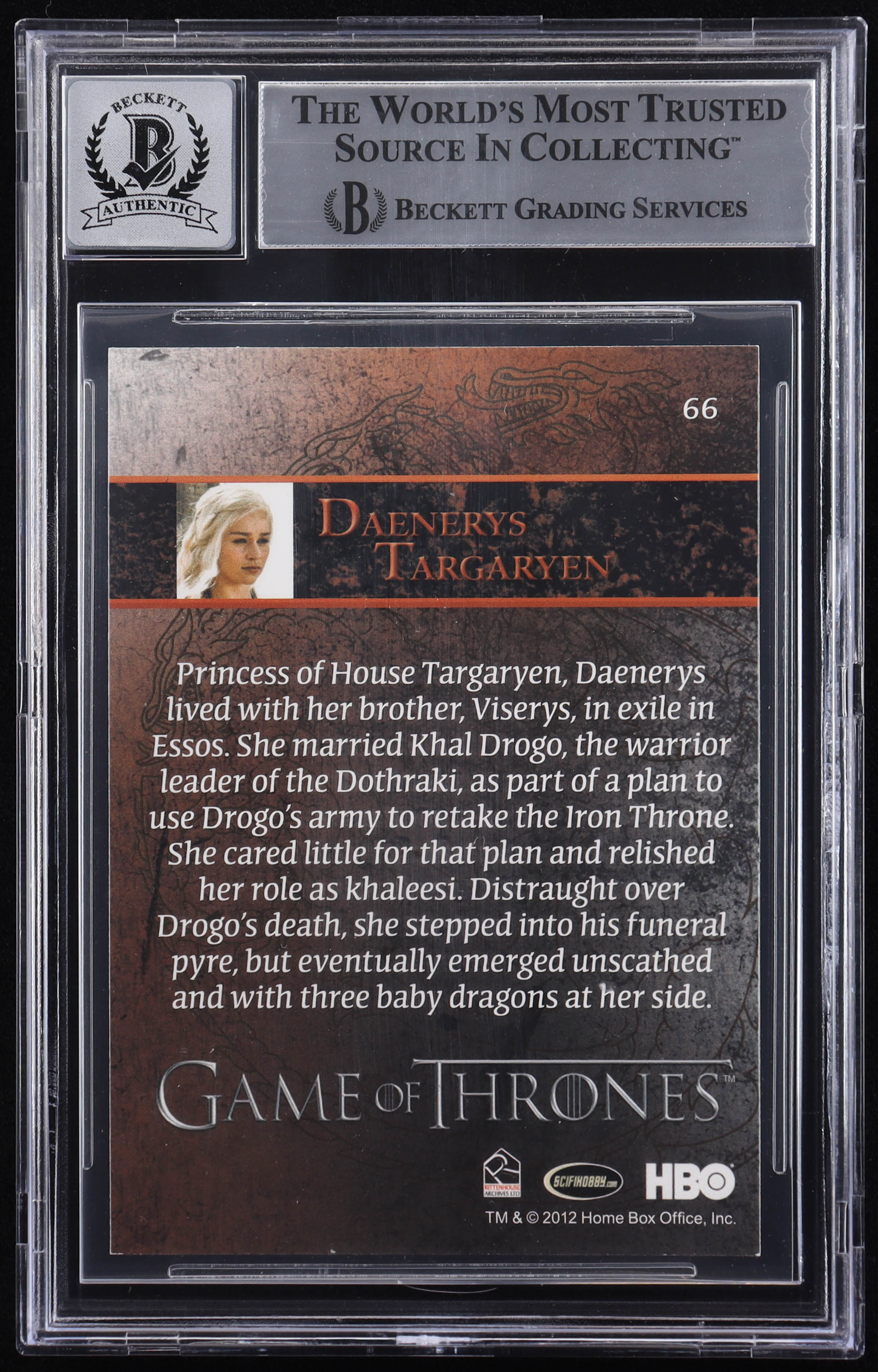Poster Game of Thrones - Daenerys Targaryen Mère des Dragons, avec