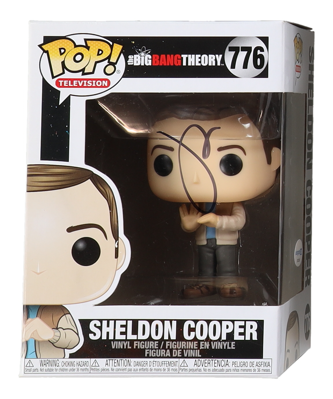 Jim Parsons Signed "The Big Bang Theory" #776 Sheldon Cooper Funko Pop! Vinyl Figure (ACOA) at PristineAuction.com Jim Parsons Signed "The Big Bang Theory" #776 Sheldon Cooper Funko Pop! Vinyl Figure (ACOA) at PristineAuction.com