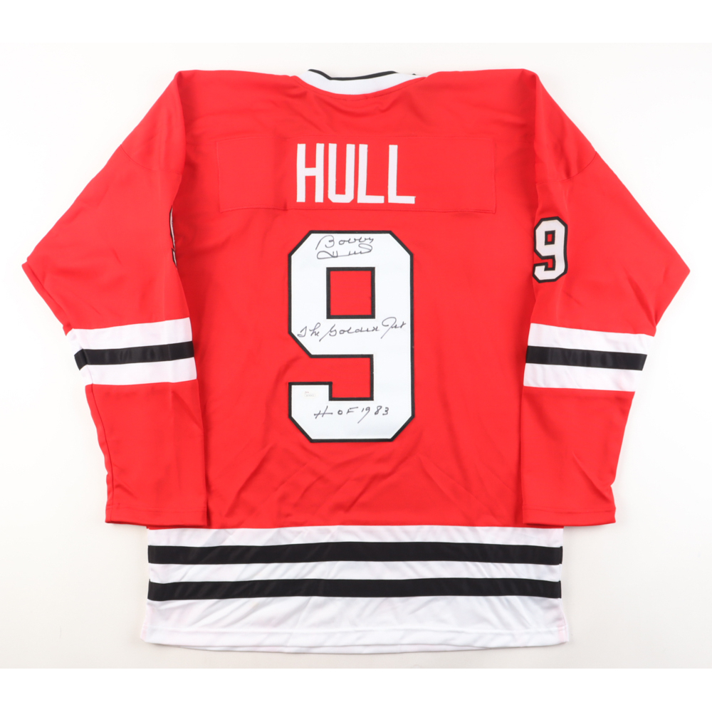 Bobby Hull Signed Jersey Inscribed "The Golden Jet" & "HOF 1983" (JSA) at PristineAuction.com