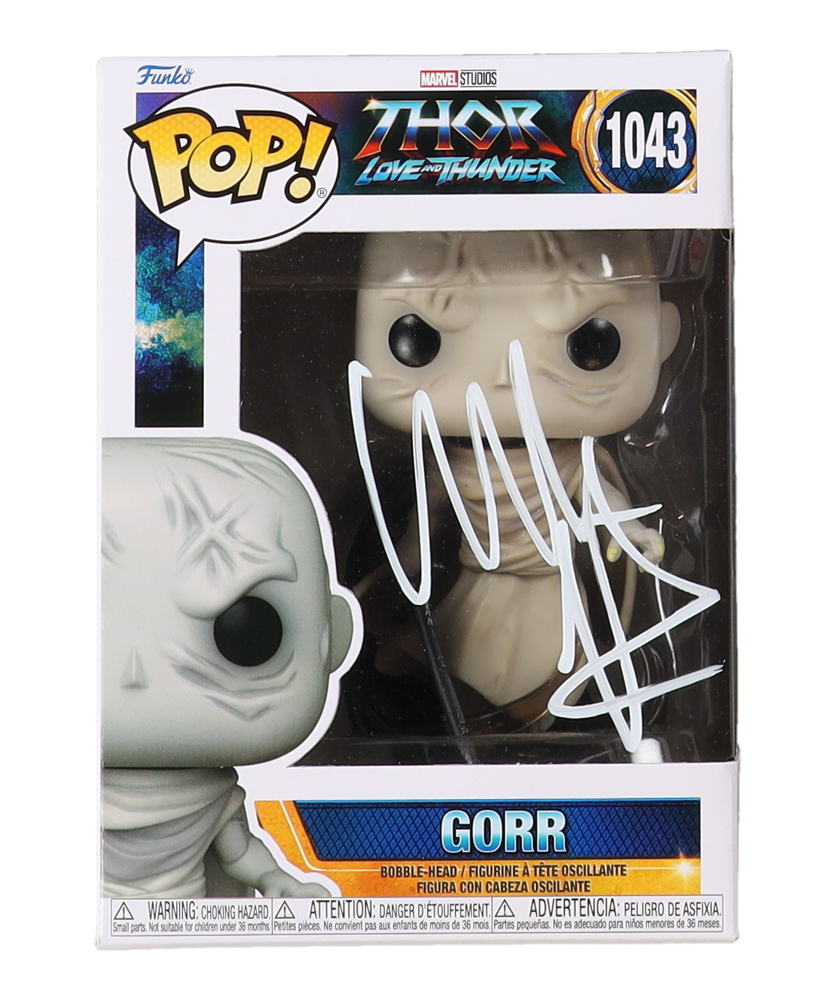 Christian Bale Signed "Thor Love & Thunder" #1043 Gorr Funko Pop! Vinyl Figure (PSA) at PristineAuction.com Christian Bale Signed "Thor Love & Thunder" #1043 Gorr Funko Pop! Vinyl Figure (PSA) at PristineAuction.com