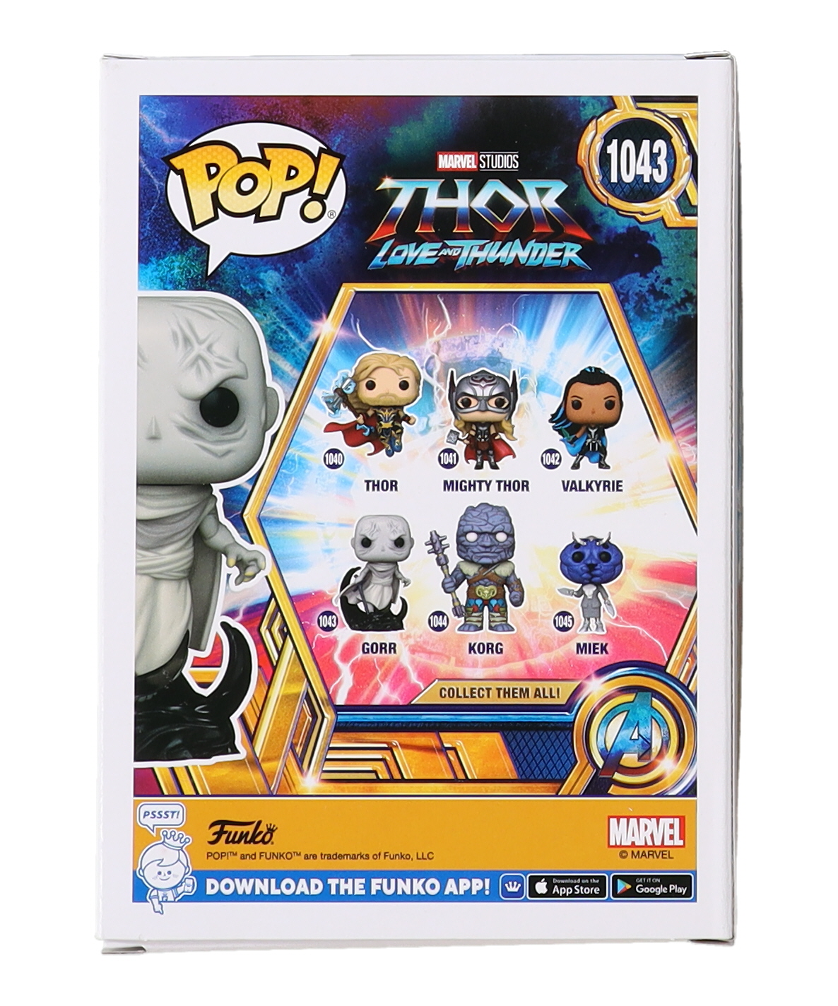 Christian Bale Signed "Thor Love & Thunder" #1043 Gorr Funko Pop! Vinyl Figure (PSA) at PristineAuction.com Christian Bale Signed "Thor Love & Thunder" #1043 Gorr Funko Pop! Vinyl Figure (PSA) at PristineAuction.com