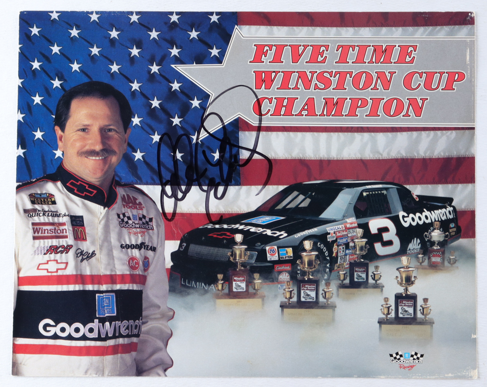 DALE EARNHARDT SR signed autographed photo Victory lap COA Hologram main image 1