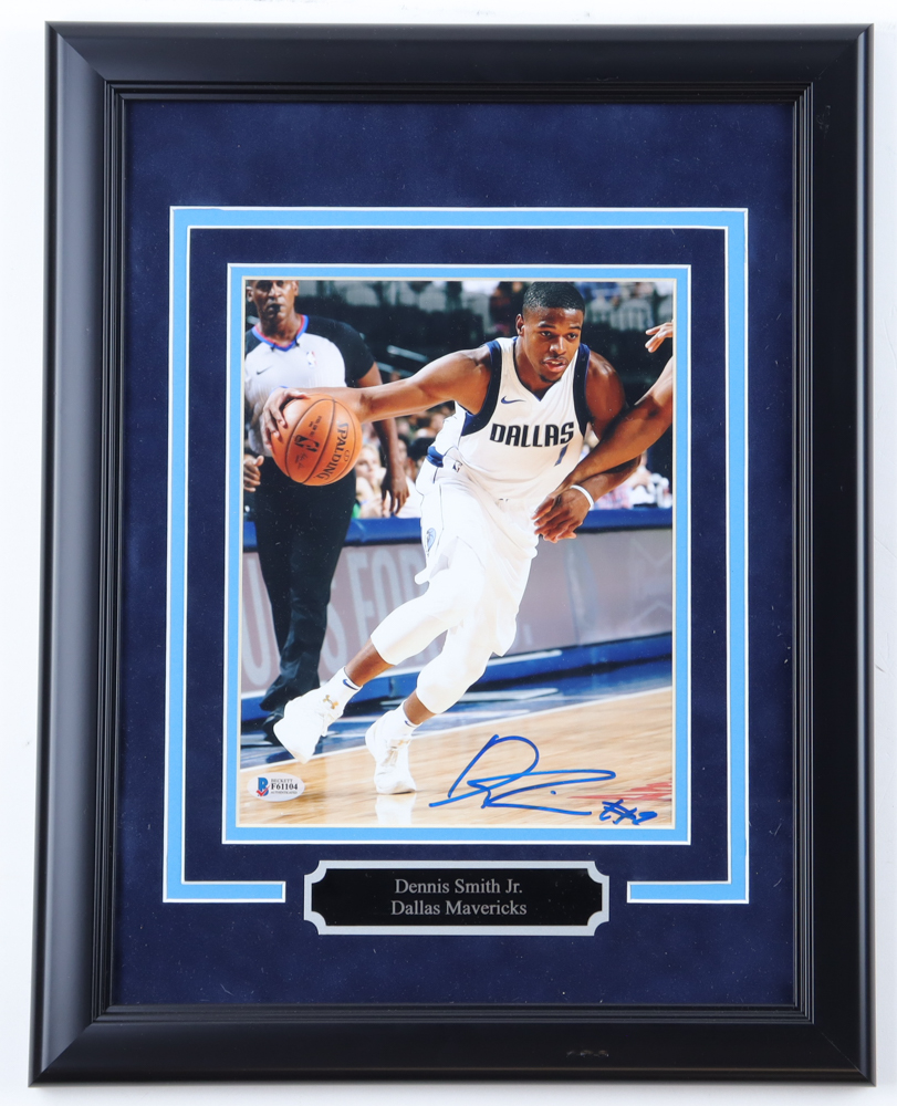 Dennis Smith Jr. Signed Mavericks Custom Framed Photo Display (Beckett) at PristineAuction.com Dennis Smith Jr. Signed Mavericks Custom Framed Photo Display (Beckett) at PristineAuction.com