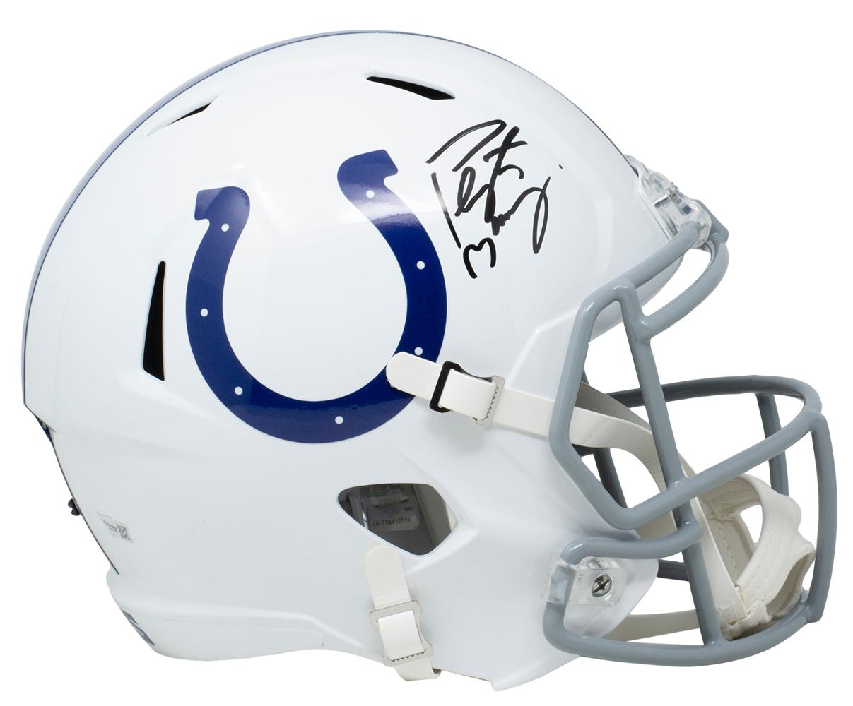 Peyton Manning Signed Colts Full-Size Speed Helmet (Fanatics) at PristineAuction.com Peyton Manning Signed Colts Full-Size Speed Helmet (Fanatics) at PristineAuction.com