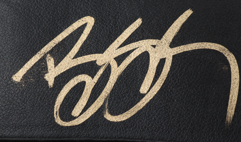 GOLDBERG Signed Big Gold Heavyweight Championship Belt Inscribed "Who's Next?" (PSA) at PristineAuction.com GOLDBERG Signed Big Gold Heavyweight Championship Belt Inscribed "Who's Next?" (PSA) at PristineAuction.com