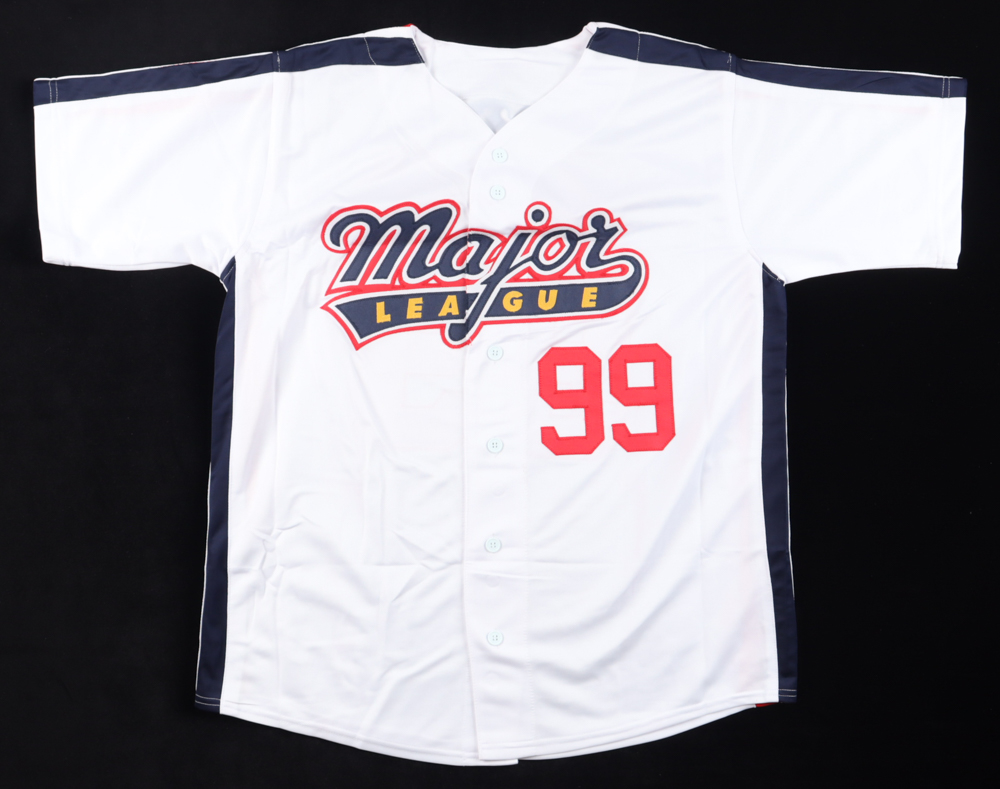 Charlie Sheen Signed "Major League" Jersey (JSA) at PristineAuction.com Charlie Sheen Signed "Major League" Jersey (JSA) at PristineAuction.com