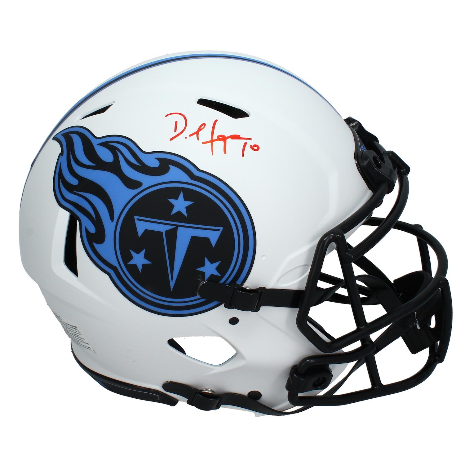 DeAndre Hopkins Signed Titans Full-Size Authentic On-Field Lunar Eclipse Alternate Speed Helmet (Beckett) at PristineAuction.com DeAndre Hopkins Signed Titans Full-Size Authentic On-Field Lunar Eclipse Alternate Speed Helmet (Beckett) at PristineAuction.com