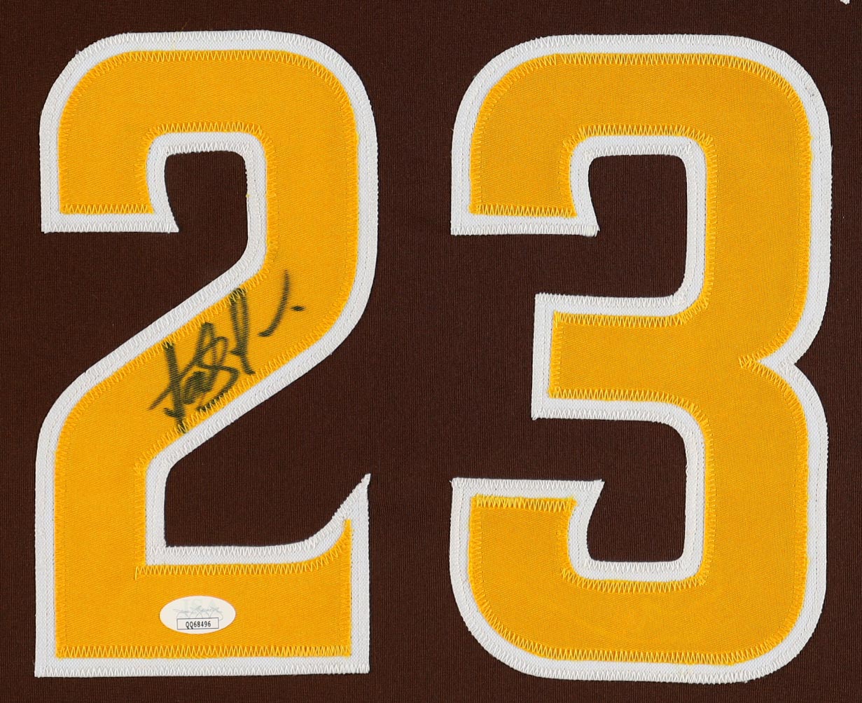 Fernando Tatís Jr. Signed Custom Framed Jersey Display (JSA) at PristineAuction.com Fernando Tatís Jr. Signed Custom Framed Jersey Display (JSA) at PristineAuction.com