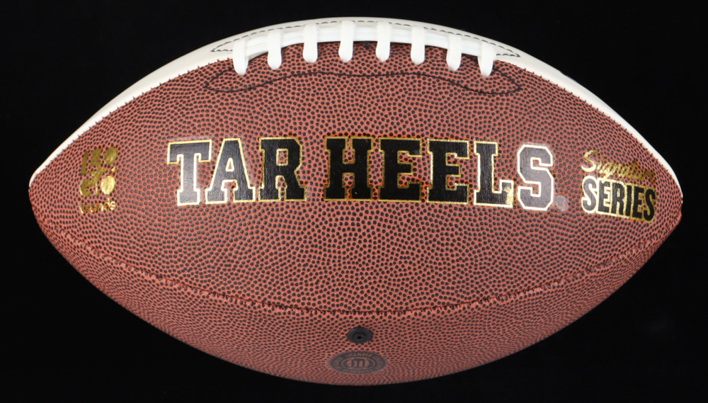 Drake Maye Signed North Carolina Tar Heels Logo Football (Beckett) at PristineAuction.com Drake Maye Signed North Carolina Tar Heels Logo Football (Beckett) at PristineAuction.com
